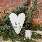 Pet Heart w/ Charm Orn 4.25”