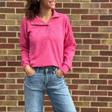 French Terry Snap Front Placket