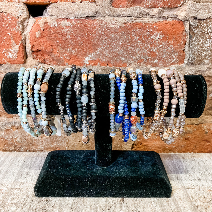 Stacked Beaded Bracelet
