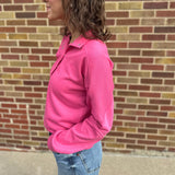 French Terry Snap Front Placket