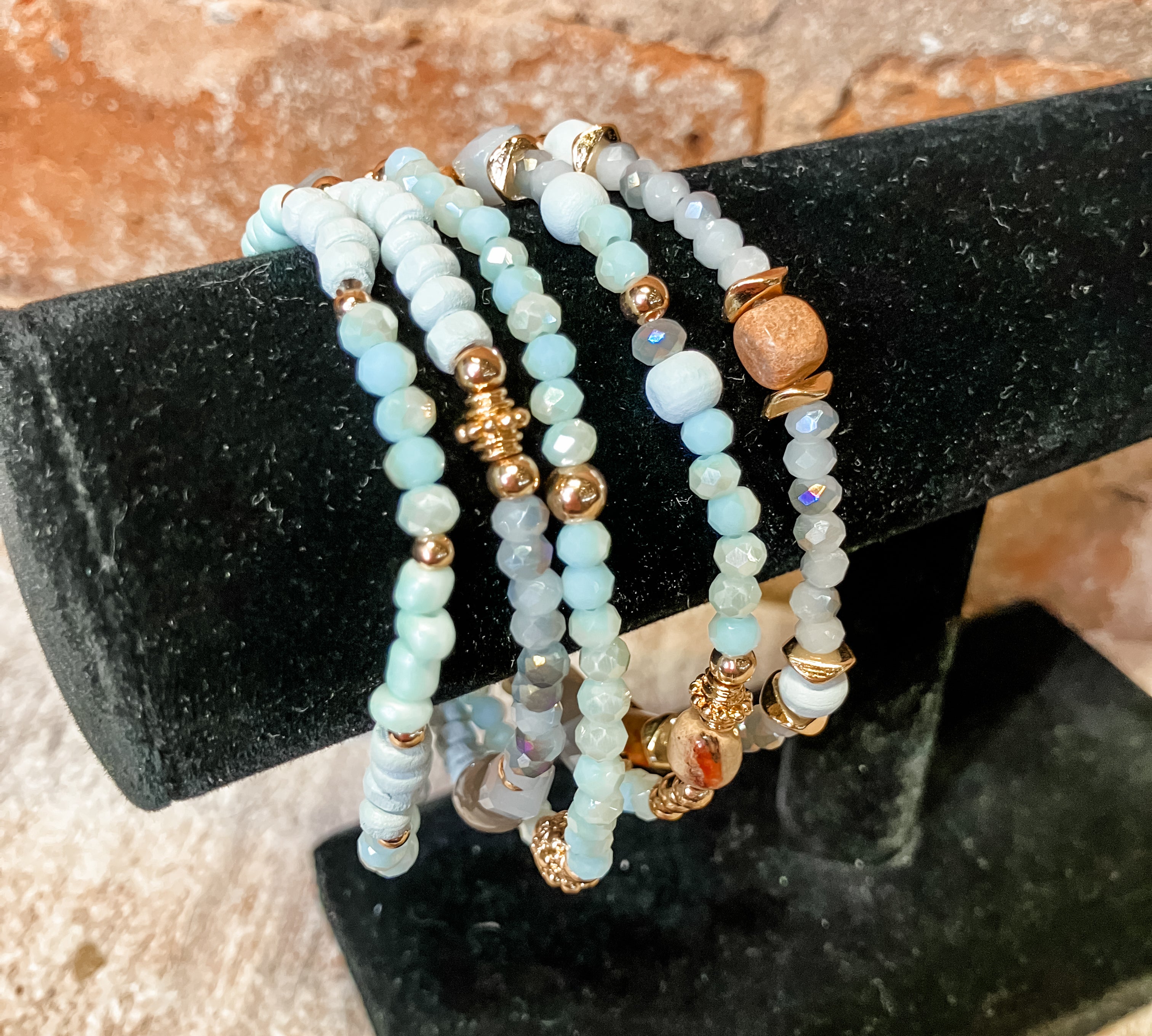 Stacked Beaded Bracelet
