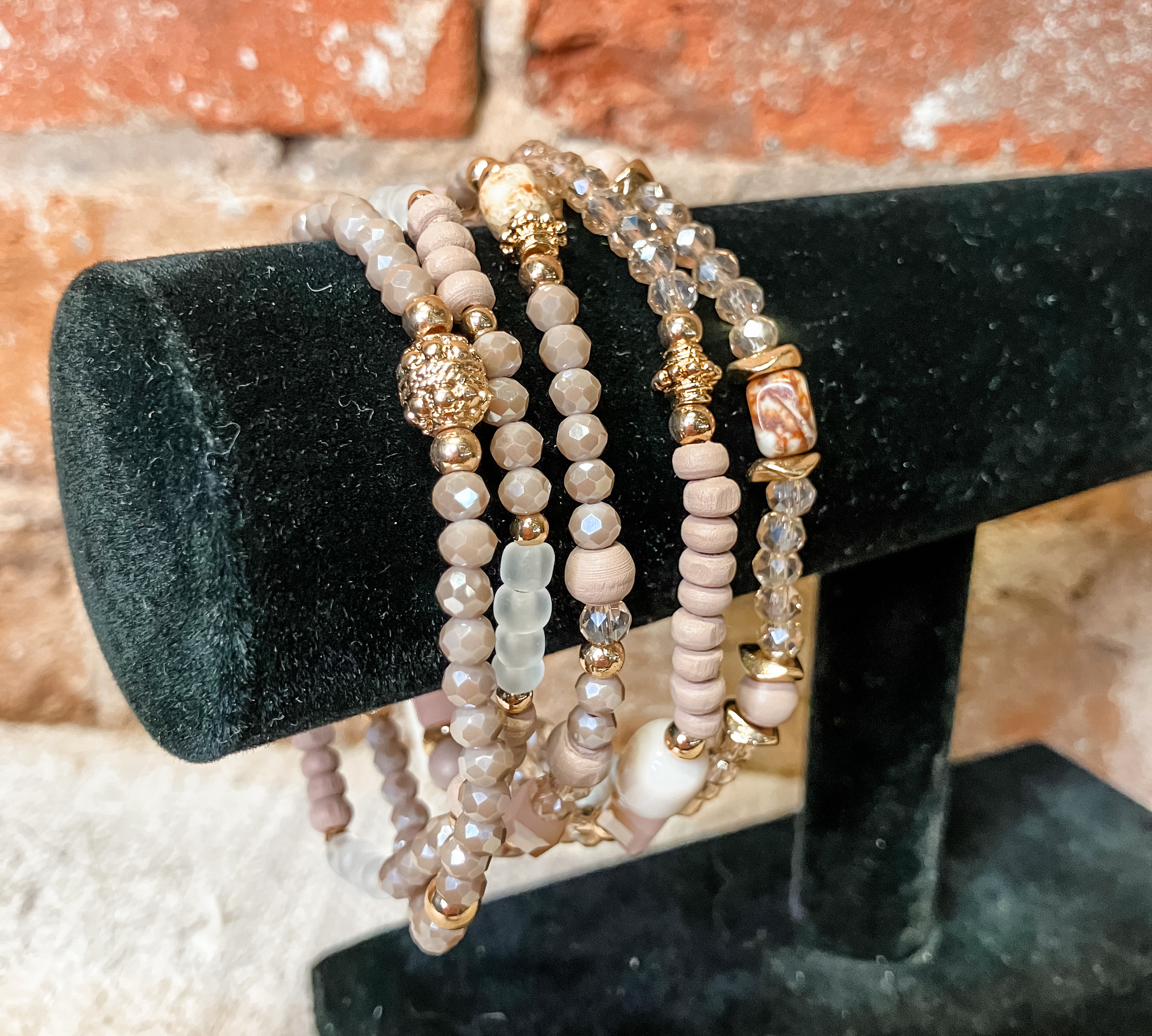 Stacked Beaded Bracelet