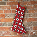 Knit Granny Square Stocking 18”