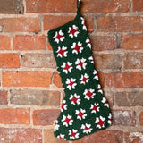 Knit Granny Square Stocking 18”