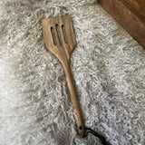 Acacia Wood Slotted Spatula 12"