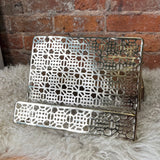 Geometric Cookbook Holder 10.5"