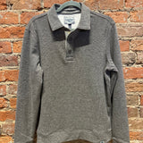 Mens Long Sleeve Newton Fleece Polo