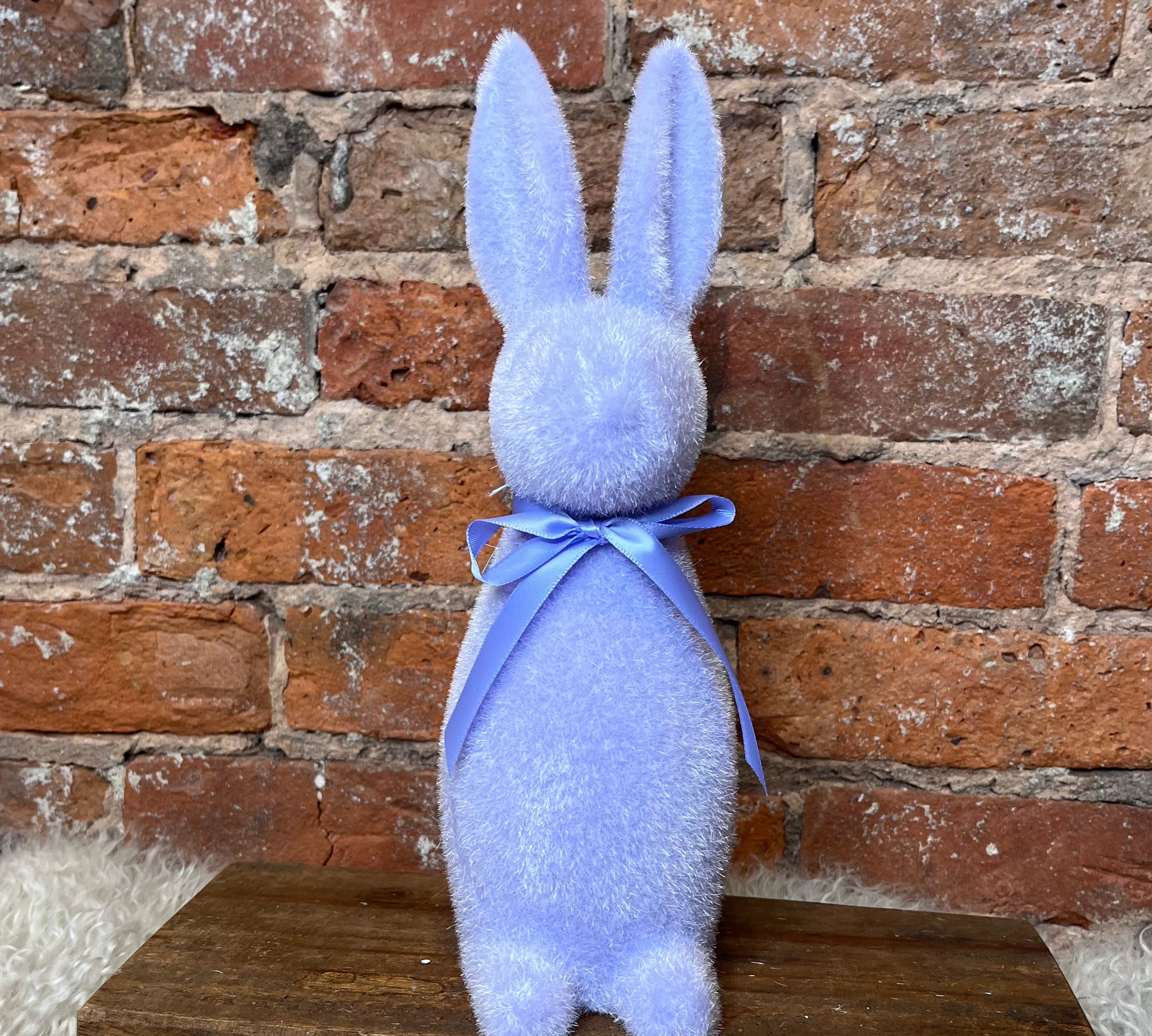 Flocked Bunny 11.5"