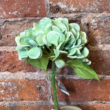 Real Touch Green Hydrangea 13"