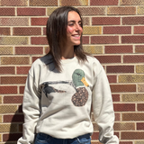 Patchwork Mallard Duck Sweatshirt