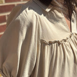 Short Sleeve Ruffle Bottom Dress
