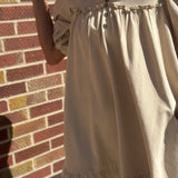 Short Sleeve Ruffle Bottom Dress
