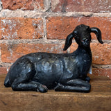 Cast Iron-look Resin Goat