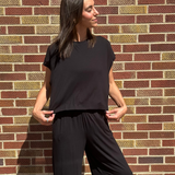 Viscose Modal Open Back Top