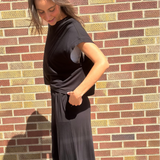 Viscose Modal Open Back Top