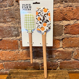 Orange Orchard Kitchen Spatula Set