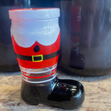 Red/Black/White Santa Boot Shot Glass 2OZ