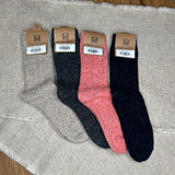 Wool Blend Crew Length Socks
