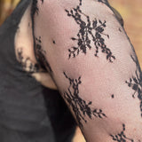 Sheer Lace Long Sleeve Top
