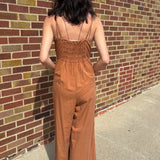 Sweetheart Neck Sleeveless Jumpsuit