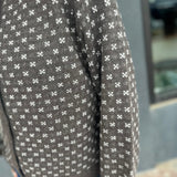 Textured Raglan Balloon Sleeve Cardigan