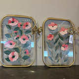 Modern Floral Wall Decor 26"