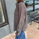 Corduroy Oversized Western Button Up Shirt