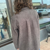 Corduroy Oversized Western Button Up Shirt