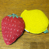 Crochet Fruit Pillows 8"