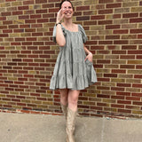 Olive Puff Sleeve Dress