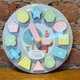 Wooden Block Clock