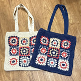 Crochet Patriotic Tote Bag