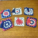 Crochet Patriotic Coin Purses