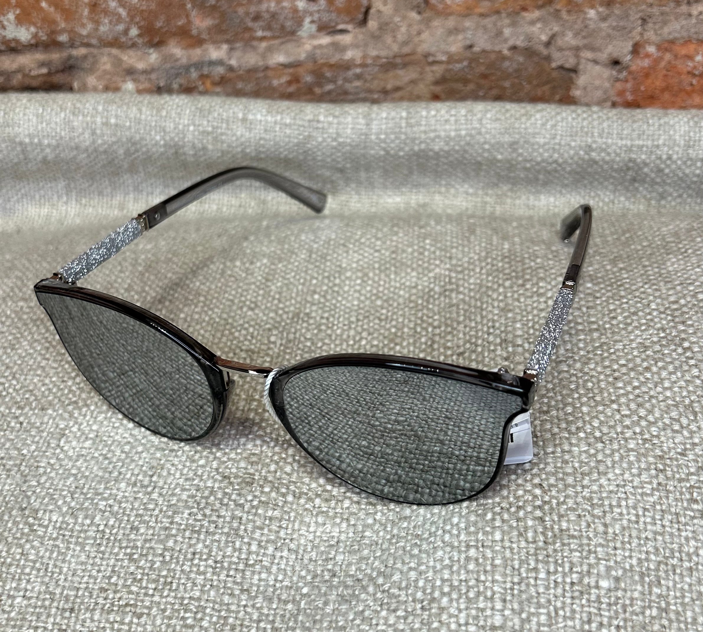 Round Glitter Arm Sunglasses