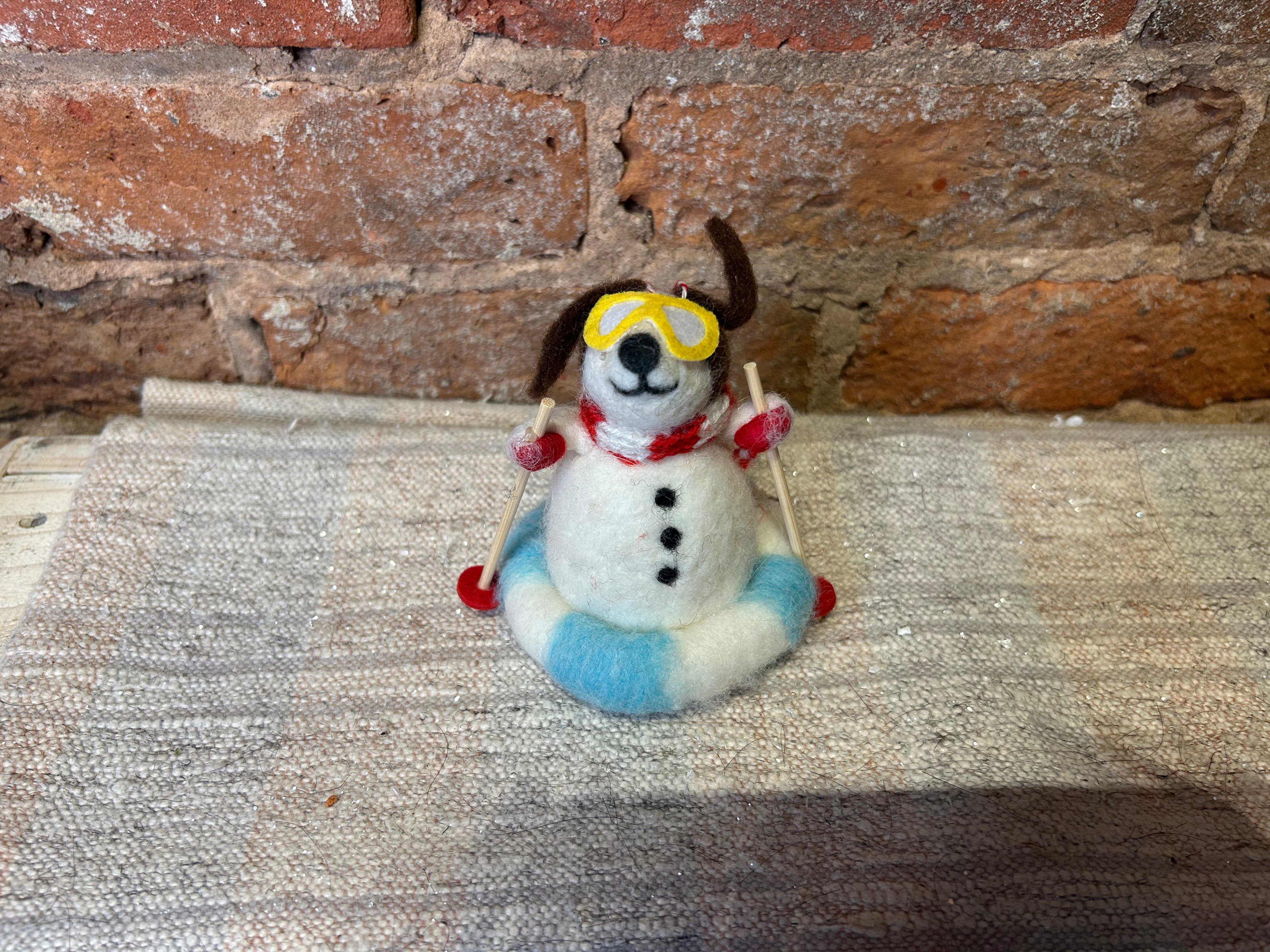 Felt Animal Tubing Orn 4”