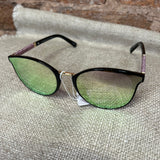Round Glitter Arm Sunglasses
