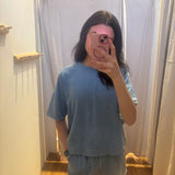 Mineral Washed Knit Shorts