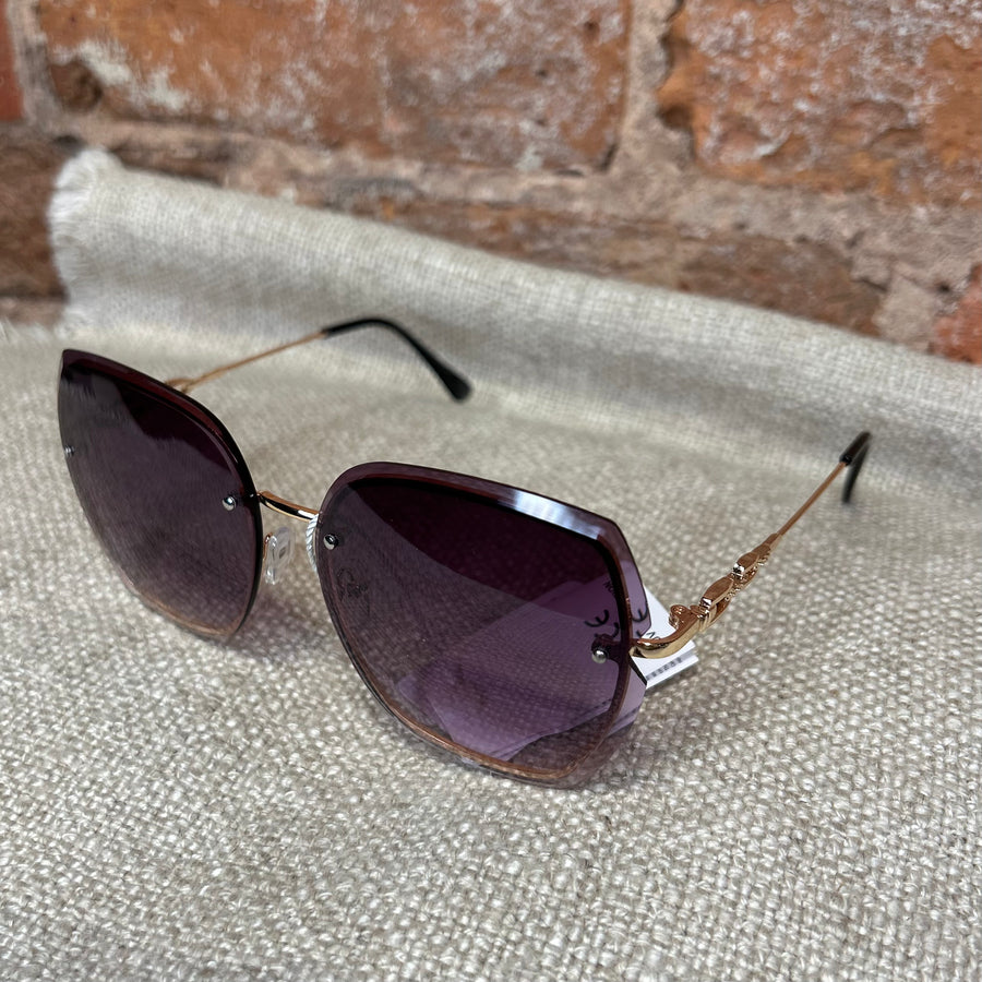 Eccentric Rimless Sunglasses