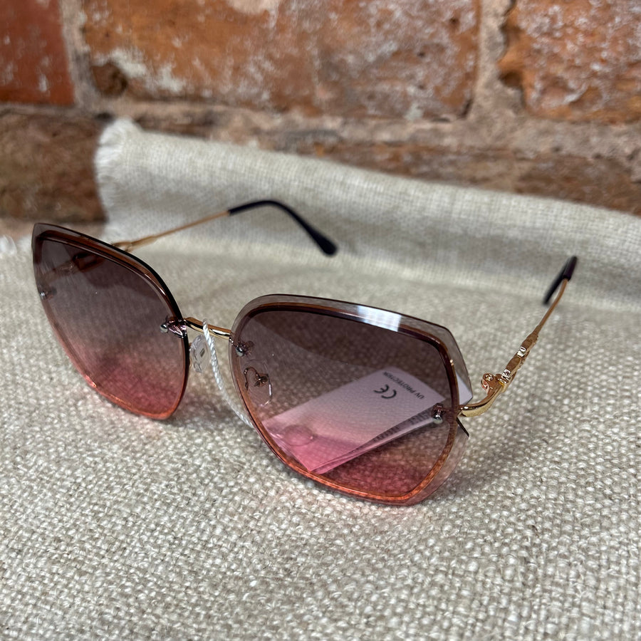 Eccentric Rimless Sunglasses