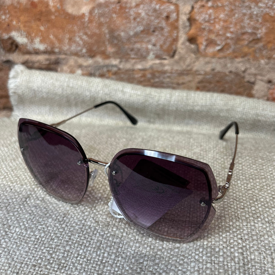 Eccentric Rimless Sunglasses