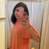 Mineral Washed Knit Top