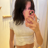 Cotton Lycra Crossover Top