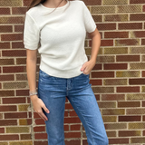 Short Sleeve Sweater Top