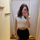 Side Overlap Shorts w/Short Lining