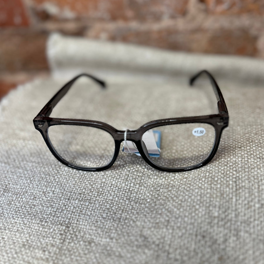 Unisex Classic Rounded Square Reading Glasses