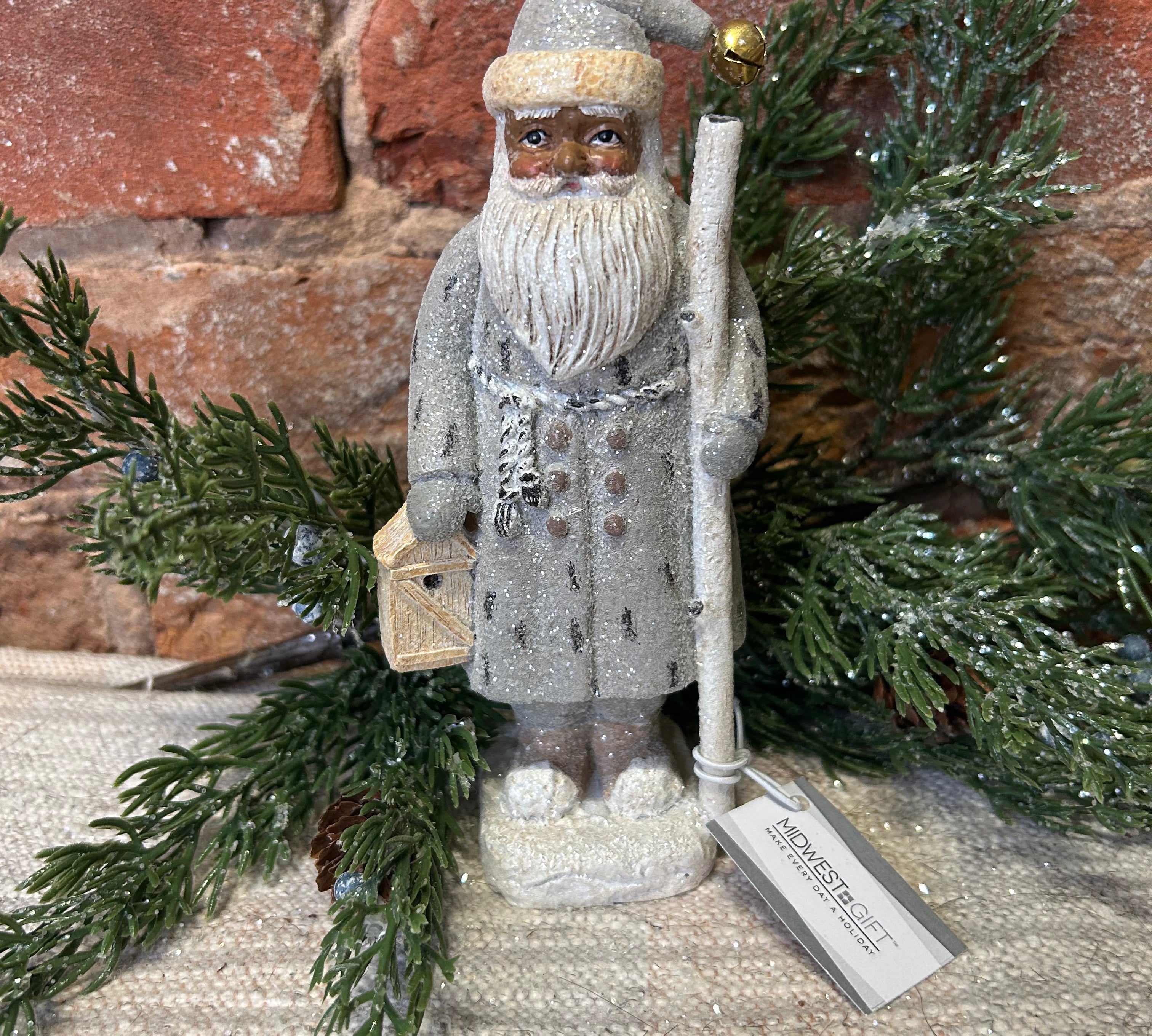 Grey Pulp Woodland Santa 7”