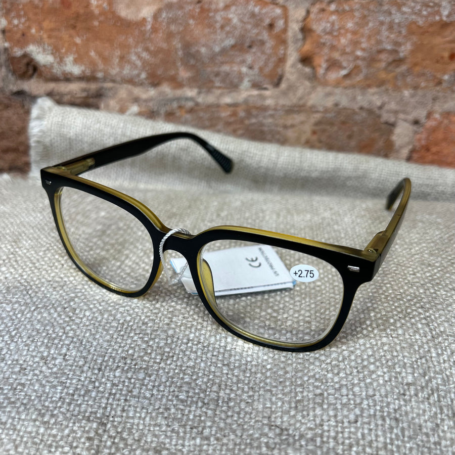 Unisex Classic Rounded Square Reading Glasses