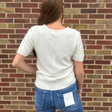 Short Sleeve Sweater Top