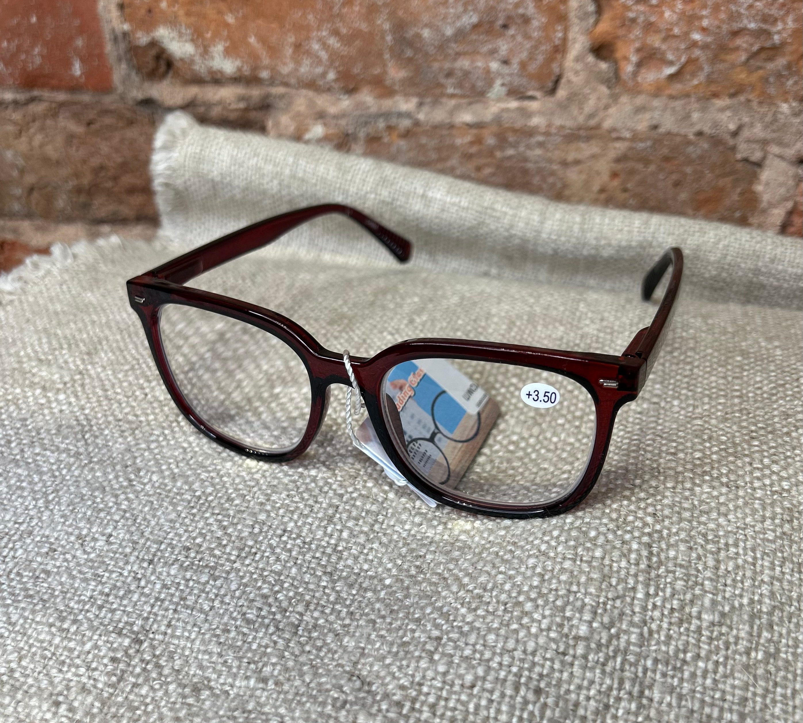 Unisex Classic Rounded Square Reading Glasses