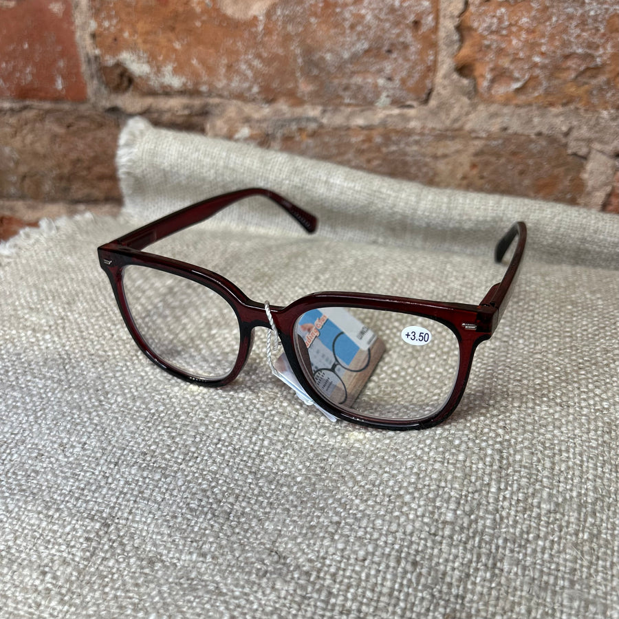 Unisex Classic Rounded Square Reading Glasses